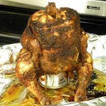 Beer Can Chicken with Aluminum Foil